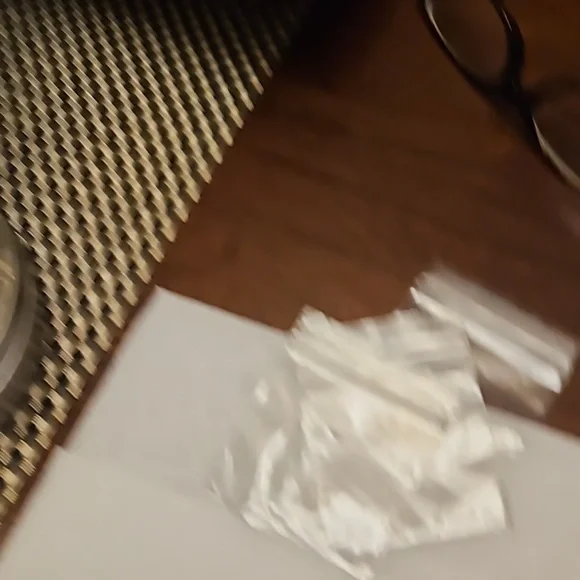 Long Clear Glass Earrings - Picture 5 of 6